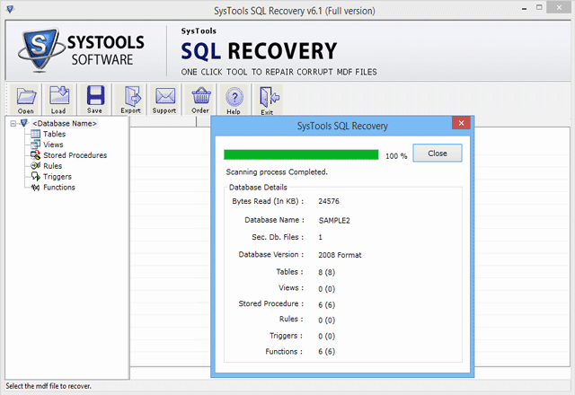Rebuild SQL Database 5.5